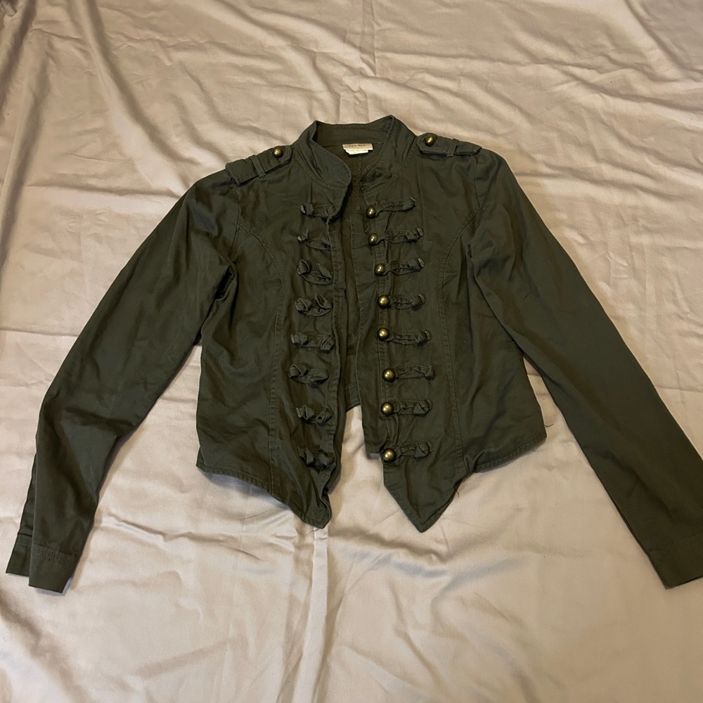 Pretty Good Clothing Brand military style jacket in muddygreen color Size Small